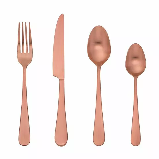 Food Network™ 16-piece Classic Copper Flatware Set
