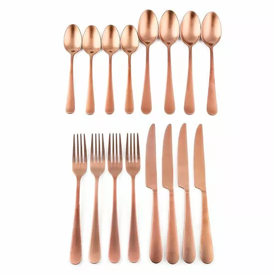 Food Network™ 16-piece Classic Copper Flatware Set - Image 2
