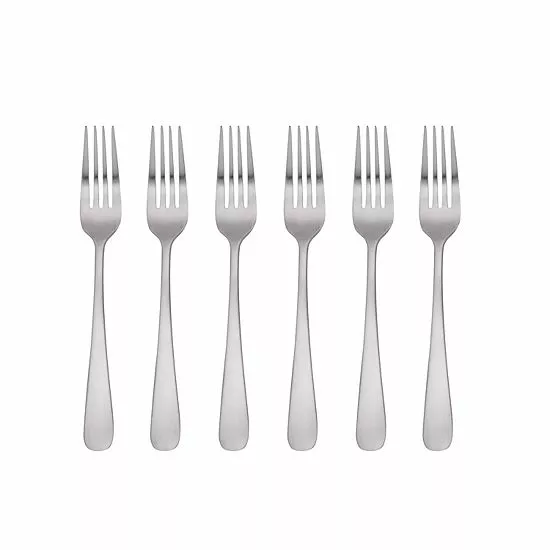 Food Network™ 6-pc. Classic Silver Salad Fork Set
