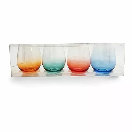 Food Network™ 4-pc. Acrylic Ombre Stemless Wine Set - Image 2