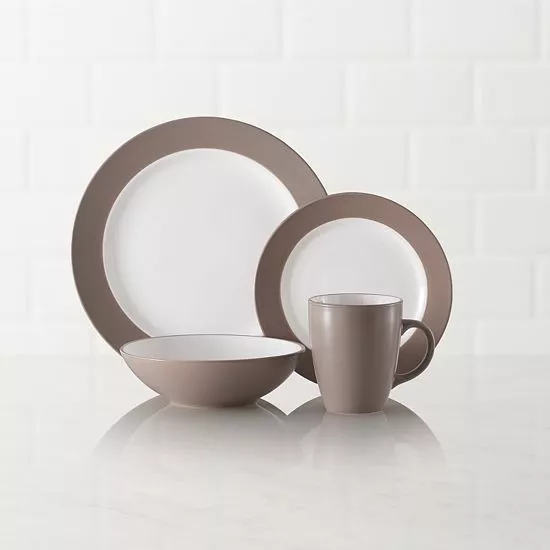 Food Network™ Applewood 16-pc. Dinnerware Set Taupe - Image 2