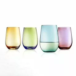 Food Network™ Tuscana 4-pc. Stemless Wine Glass Set