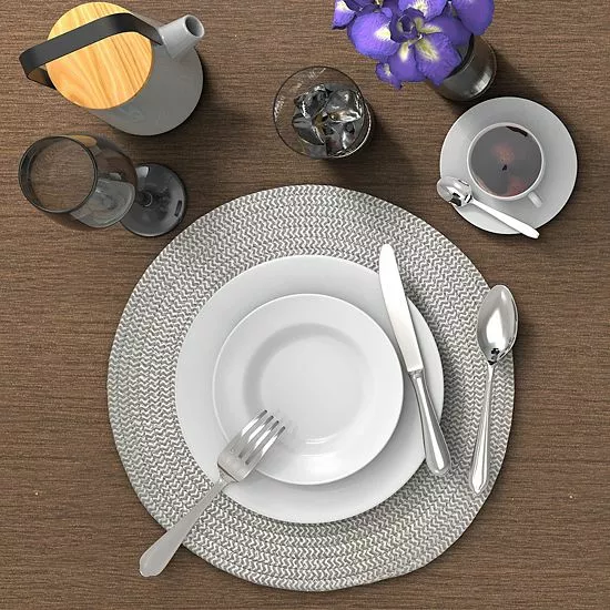 Food Network™ Braided Gray Placemat 4-pk. - Image 2