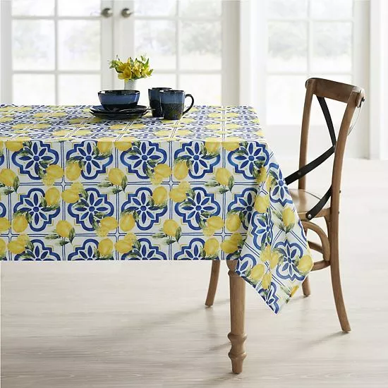 Food Network™ Modern Charm Lemon Tablecloth - Image 2