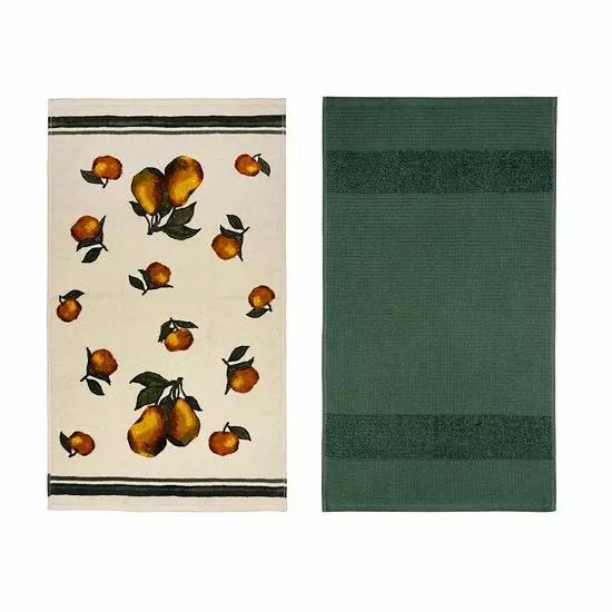 Food Network™ Pear Oil Painting Kitchen Towel 2-pk. - Image 3