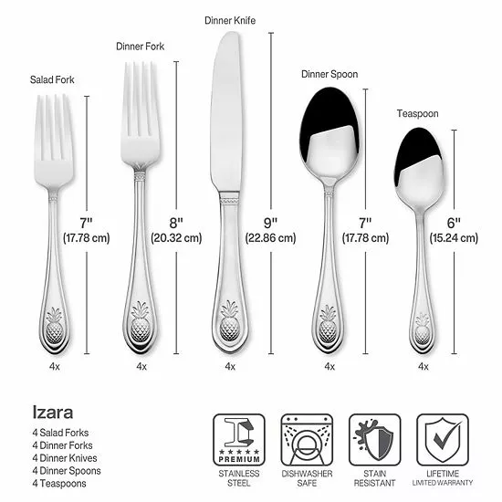 Food Network™ Izara 20-pc. Flatware Set - Image 5