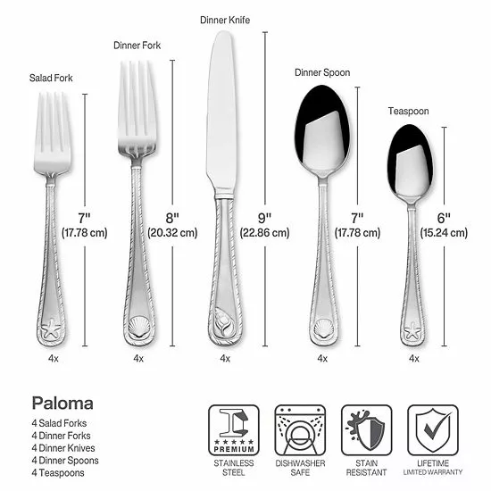 Food Network™ Paloma 20-pc. Flatware Set - Image 5