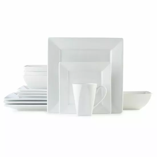 Food Network™ Shortbread 16-pc. Dinnerware Set Gray - Image 9