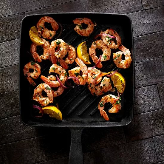 Food Network™ 9.8-in. Pre-Seasoned Cast-Iron Grill Pan - Image 3