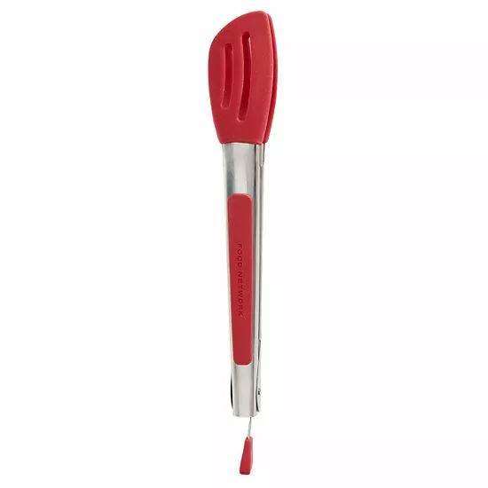 Food Network™ TUX Silicone-Tipped Tongs Gray - Image 2