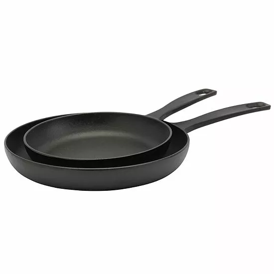 Food Network™ 2-pc. Pre-Seasoned Cast-Iron Skillet Set