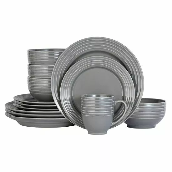 Food Network™ Valencia Gray 16-pc. Dinnerware Set