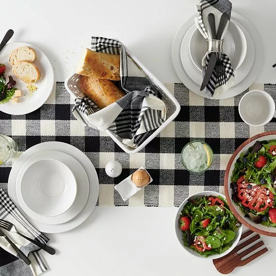 Food Network™ Buffalo Check Table Runner - Image 3