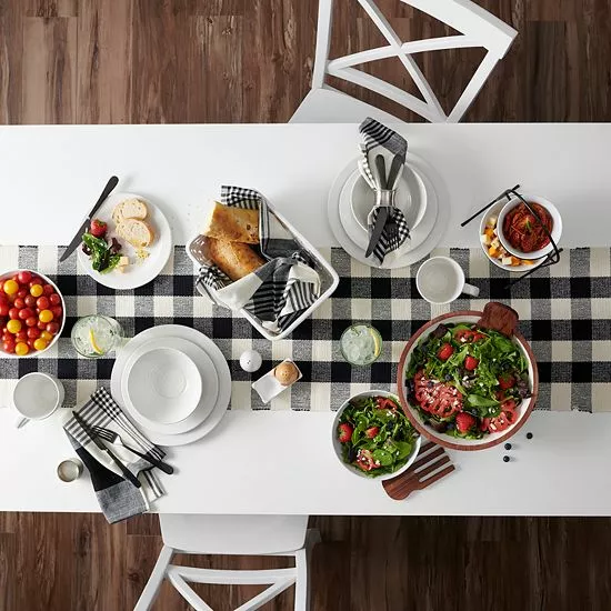 Food Network™ Buffalo Check Table Runner - Image 4